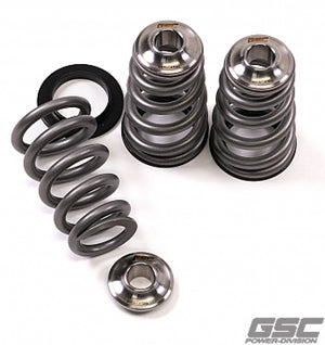 GSC Power-Division Extreme Race Conical Valve Spring Kit with Titanium Retainers - Nissan VQ35 engines