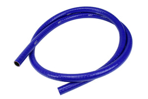 HPS 1/2" (13mm), FKM Lined Oil Resistant High Temperature Reinforced Silicone Hose, 6 Feet Long, Blue