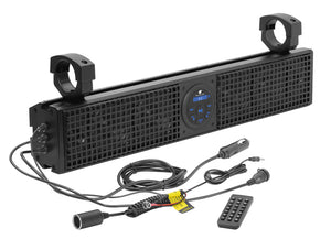 Boss Audio Systems Planet Audio UTV 26in Bluetooth Amplified Sound Bar USB 4in Speakers