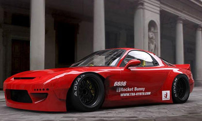 GReddy X Rocket Bunny FD3S V2 Rear Over-Fenders (S/O 8-12 Wks No Cancel)