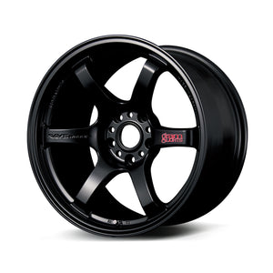 Gram Lights 57DR 18x9.5 +38 5x114.3 Semi Gloss Black Wheel