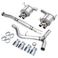 AWE Tuning Subaru STI VA / WRX GV / STI GV Sedan Touring Edition Exhaust - Chrome Silver Tip (102mm)