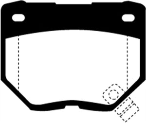 EBC Redstuff Rear Brake Pads 1989-1995 Nissan Skyline R32 GT-R