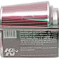 K&N Universal Air Filter Chrome Round Tapered Red - 4in Flange ID x 1.125in Flange Length x 5.5in H