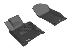 3D MAXpider Kagu 1st Row Floormat - Black 2014-2017 Infiniti Q50