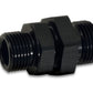 Vibrant -8AN ORB Male to Male Union Adapter - Anodized Black