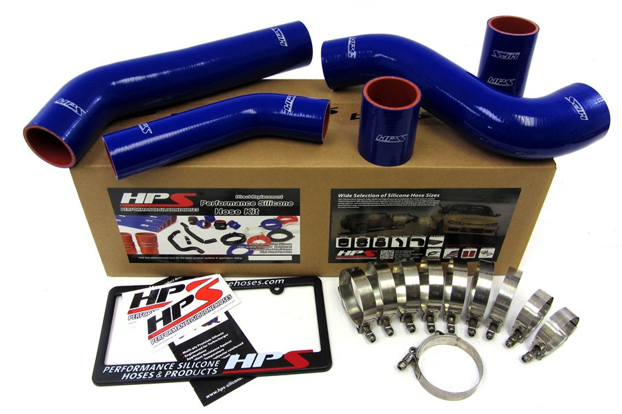 HPS Performance Silicone Hose Kit - Intercooler Hose Boot 57-1228-BLUE