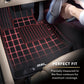 3D MAXpider Kagu 2nd Row Floormats - Black 2014-2020 Infiniti Q50/Q60