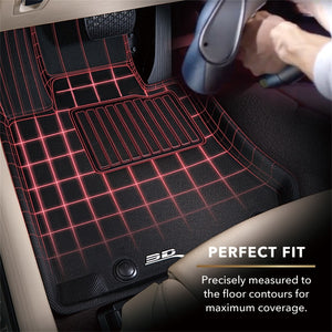 3D MAXpider Kagu 1st Row Floormat - Black 2013-2020 Toyota 86 /Subaru BRZ / Scion FR-S
