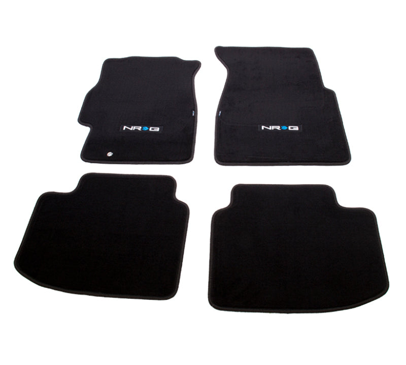 NRG Floor Mats - 96-00 Honda Civic 2DR & 3DR (EK9 Logo) - 4pc.