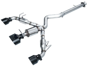 AWE Tuning Track Edition Exhaust w/ Diamond Black Tips 2023-2025 Toyota GR Corolla