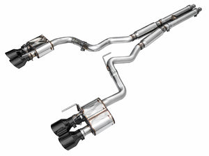 AWE Tuning 21-23 Ford Mustang Mach 1 SwitchPath Cat Back Exhaust w/ Quad Diamond Black Tips