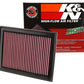 K&N 08 Nissan Sentra 2.5L Drop In Air Filter