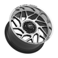 Weld Fulcrum 20x10 / 8x180 / 4.75 BS / 124.3 HB - Gloss Black Machined - Non-BL Wheel
