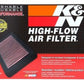 K&N Replacement Air Filter 09-13 Land Rover Range Rover / 10-13 LR4 / 10-13 Discovery