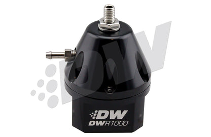 DeatschWerks DWR1000 Adjustable Fuel Pressure Regulator - Black