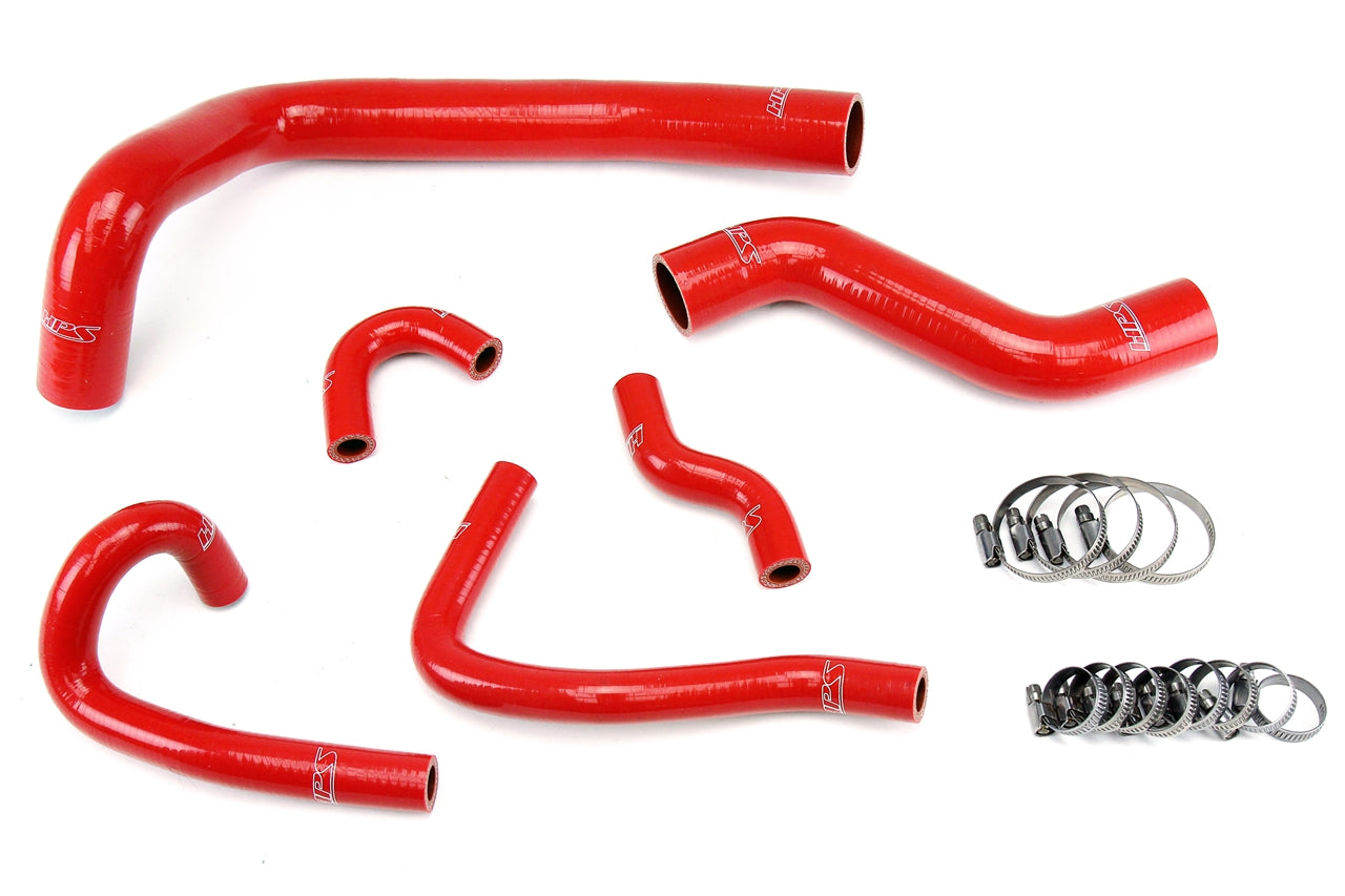 HPS Performance Silicone Hose Kit - Radiator and Heater Hose 57-1491-RED