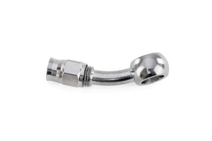 HPS Performance 20 Degree -3 Compression Teflon Hose End to AN Female with 10mm Banjo for PTFE Hose Stainless Steel