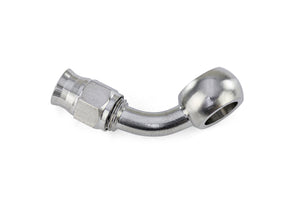 HPS Performance 60 Degree -3 Compression Teflon Hose End to AN Female with 10mm Banjo for PTFE Hose Stainless Steel