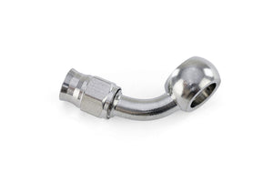 HPS Performance 75 Degree -3 Compression Teflon Hose End to AN Female with 10mm Banjo for PTFE Hose Stainless Steel