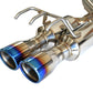 Invidia 22+ Toyota GR Corolla R400 Rolled Titanium Tip Cat-Back