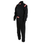 RaceQuip Black Chevron-1 Suit - SFI-1 Small