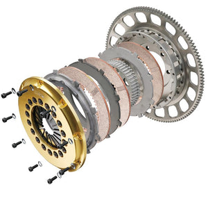 OS Giken Nissan SKYLINE BNR34 R Series Quad Plate w/Floating Center Hub Clutch - Req. NS221-DH50M