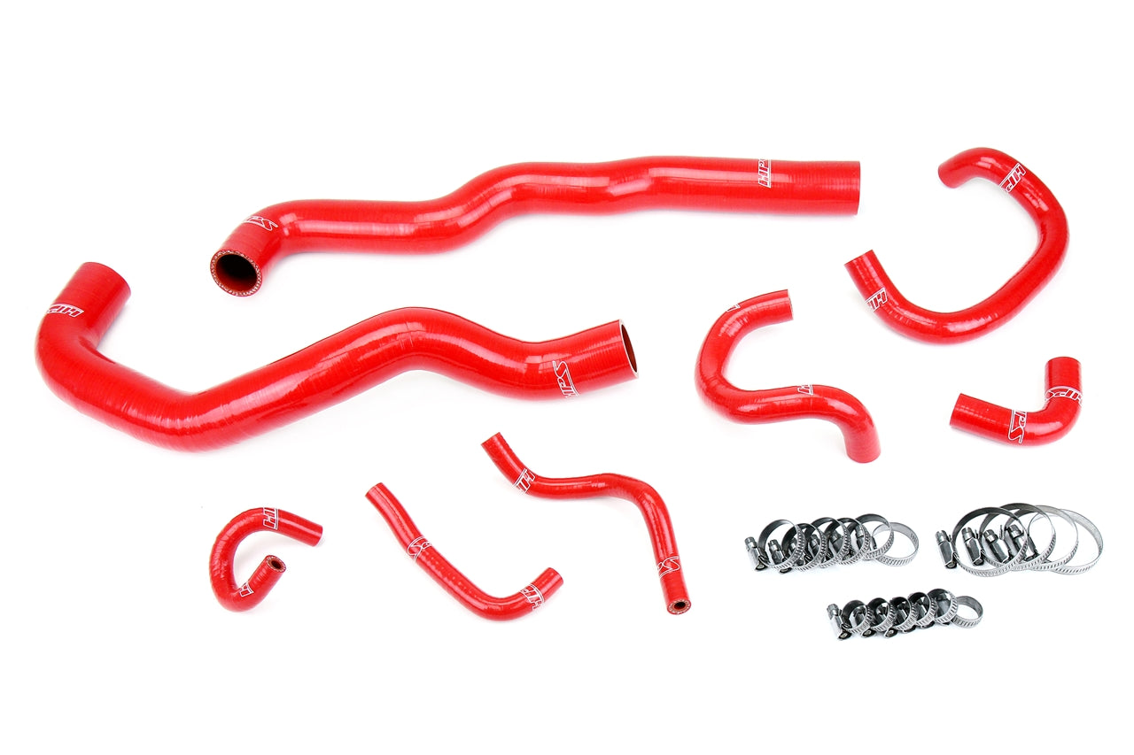 HPS Performance Silicone Hose Kit - Radiator, Heater, Throttle Body Coolant Hoses 57-2081-RED