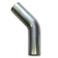 Vibrant 3.5in O.D. T304 SS 45 deg Mandrel Bend 6in x 6in leg lengths (5.5in Centerline Radius)