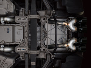 AWE Tuning 05-07 C6 Chevrolet Corvette 6.0L Track Edition Axleback Exhaust w/ Diamond Black Tips