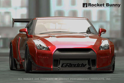 GReddy Rocket Bunny R35 V2 Front Canards (FRP)