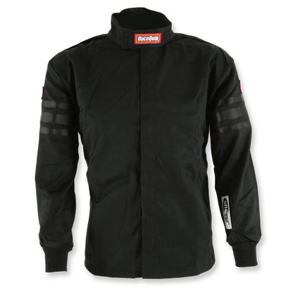 RaceQuip Black Trim SFI-1 JR. Jacket - Kids Medium