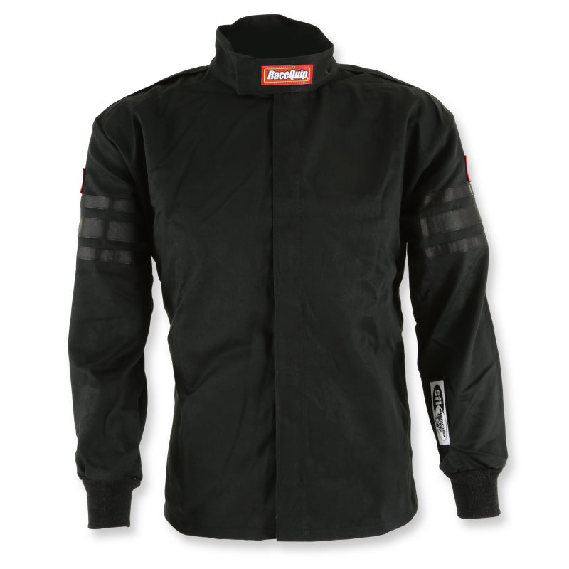 RaceQuip Black Trim SFI-1 JR. Jacket - Kids Large