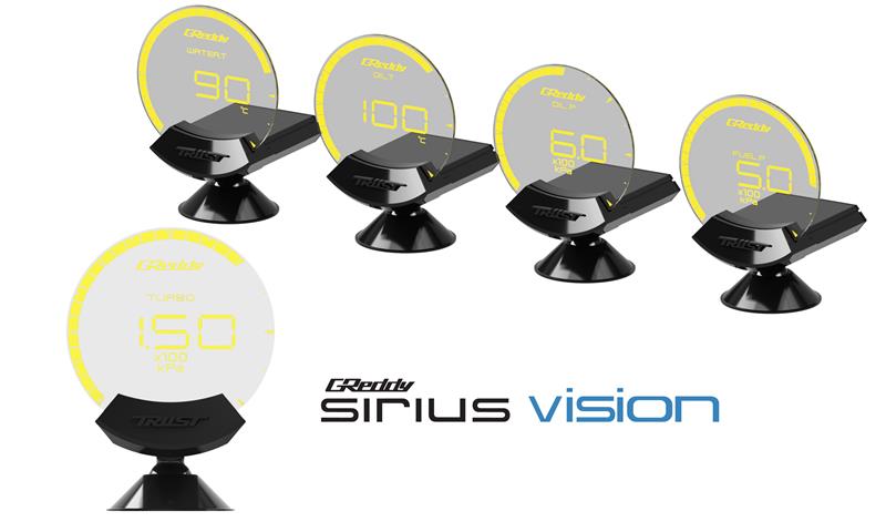 GReddy Sirius Meter - Oil Pressure 0/10.0kPa 74mm Analog Gauge (w/Oil Press Sensor & Harness Set)