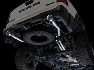 AWE Tuning 2025+ RAM 1500 RHO 3.0 I6 TT 0FG Dual Rear Exit Catback Exhaust - Chrome Silver Tips