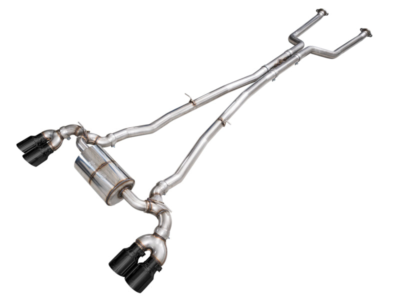 AWE BMW G90/G99 M5 Touring Edition Catback Exhaust - Diamond Black Tips