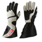 RaceQuip SFI-5 Gray/Black Medium Outseam Angle Cut Glove