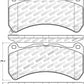 StopTech Performance 08-09 Lexus IS F Front Brake Pads