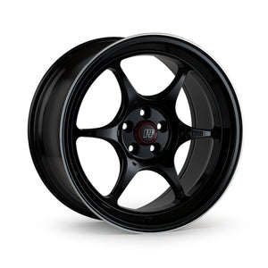 Enkei PF06 17x7.5 5x114.3 38mm Offset 75mm Bore Black Machined Wheel ** SPECIAL ORDER**