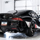 AWE 2020 Toyota Supra A90 Resonated Touring Edition Exhaust - 5in Chrome Silver Tips