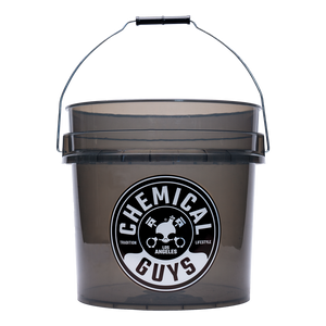 Chemical Guys Heavy Duty Detailing Bucket Smoked Black (4.5 Gal)