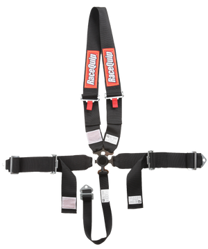 RaceQuip Black SFI CAMLOCK 5pt Dragster U Belt