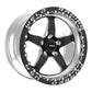 Weld S71 15x10.33 / 5x4.5 BP / 7.5in. BS Black Wheel (Medium Pad) - Black Single Beadlock MT