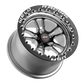 Weld S70 RT-S 15x11in / 5x115 BP / 6.5in. BS - Black Center - Polished Shell Wheel