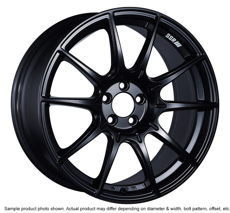 SSR GTX01 17x9 5x114.3 38mm Offset Flat Black