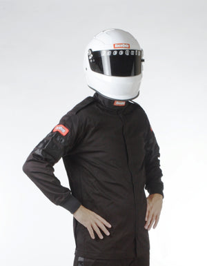 RaceQuip Black SFI-1 1-L Jacket - XL