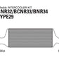GReddy Nissan Skyline Trust Intercooler T-29F BNR33 Kit Upgrade T/K