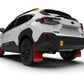 Rally Armor - 2024 Subaru Crosstrek (Wilderness Only) Red UR Mud Flap W/Black Logo - No Drilling Req