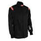 RaceQuip Black Chevron-5 Jacket SFI-5 - Large