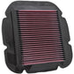 K&N 02-10 Suzuki DL 1000 V-Strom/04-12 DL650 V-Strom / 04-05 Kawasaki KLV1000 Replacement Air Filter